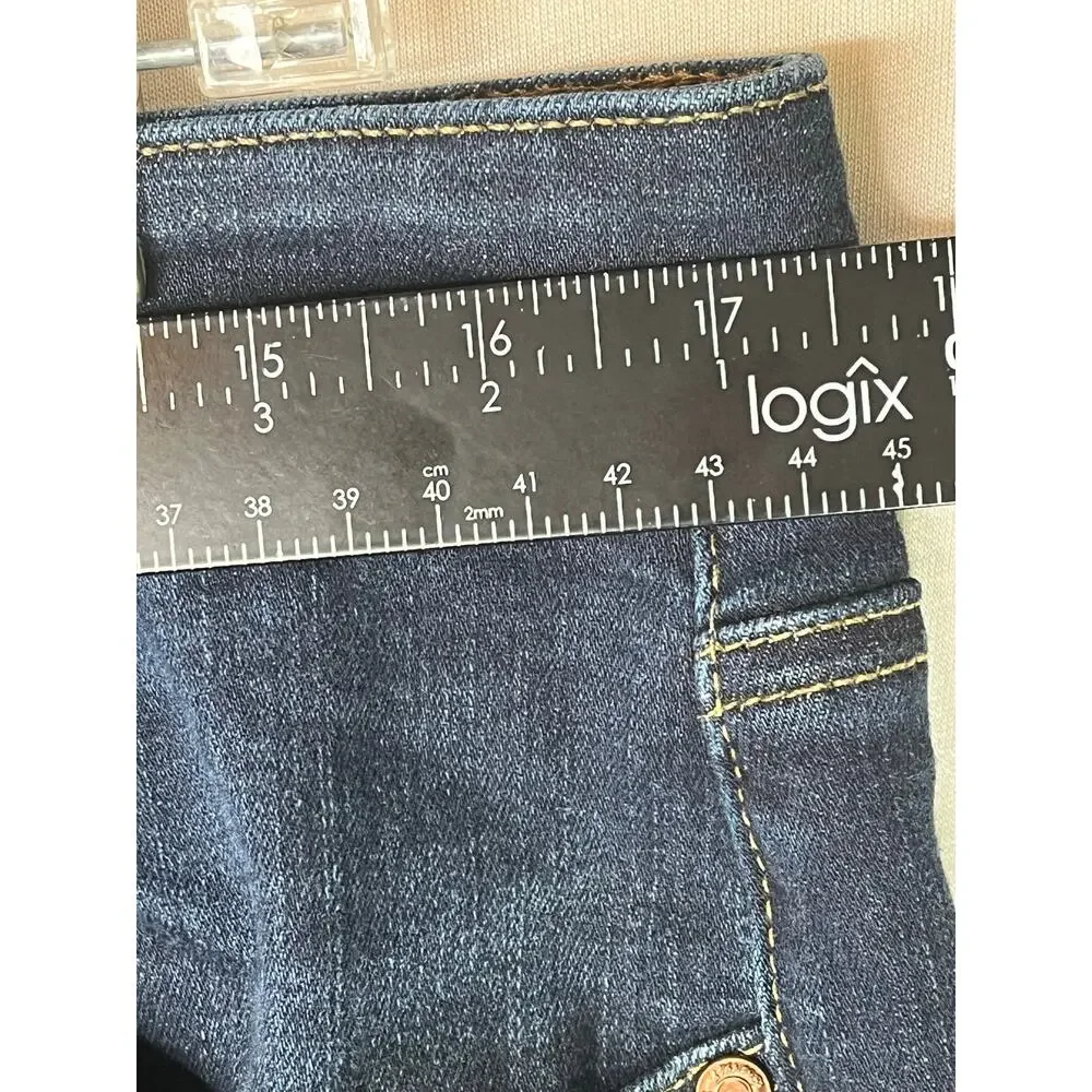 Talbots straight leg stretchy jeans, size 16P, EUC